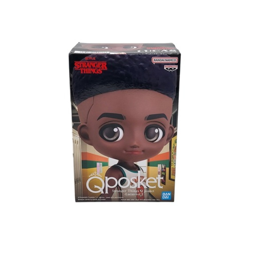 Stranger Things‎ Q Posket Lucas Vol 2 Banpresto Netflix Figure Collectible (NWT)